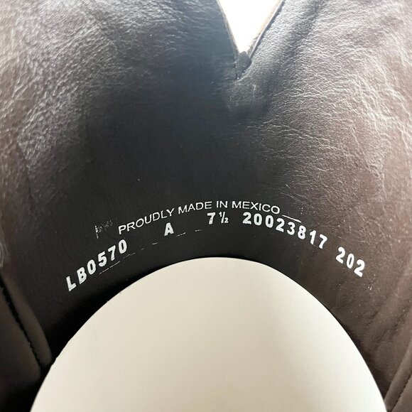 Tan Heeled Boots with Intricate Embroidery - Picture 10 of 12